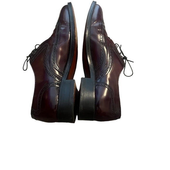 Freeman Ultra-Flex Hendrix Wingtip Leather Oxford Men’s Burgundy Size 9‎ main image 6